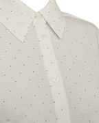 Shine Shirt Women Star OffWhite Melange Freequent
