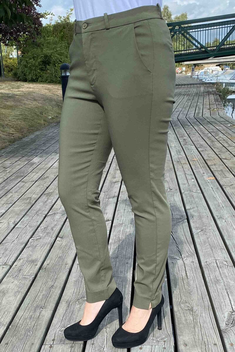 Solvej Ankelbyxa Dam Olive Night Freequent
