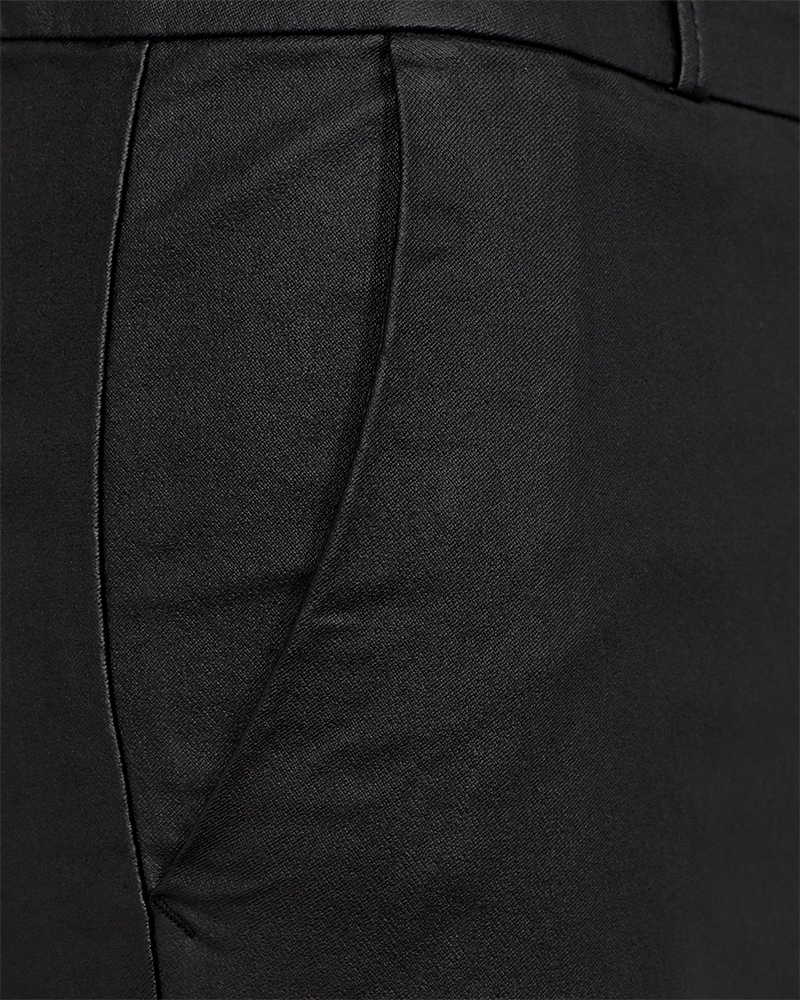 Solveig Trousers Faux Leather Women Black Freequent