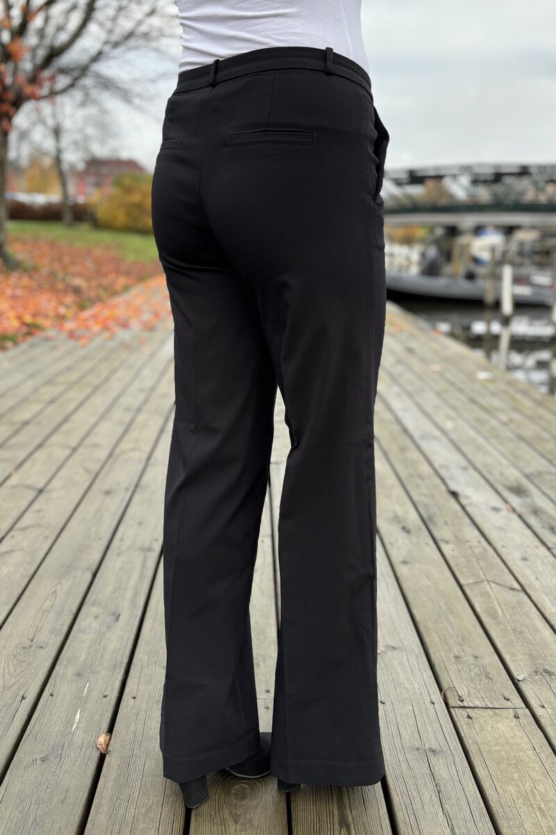 Solveig Wide Trousers Women Black Freequent