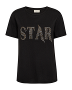 Star T-shirt Dam Black Freequent