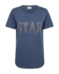 Star T-shirt Dam Vintage Indigo Freequent