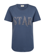 Star T-shirt Dam Vintage Indigo Freequent