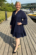Vigge Women's Dress Navy Blazer Freequent