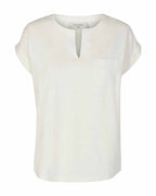 Viva Pocket Top Women Off White - Freequent