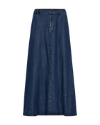 Wilke Kjol Dam Medium Blue Denim Freequent