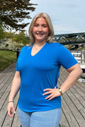 Short-Sleeved Blouse Women Skydiver Freequent