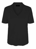 Yr Short Sleeve Blouse Women Black Freequent
