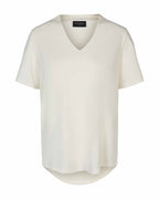 Short-Sleeved Blouse Women Offwhite Freequent