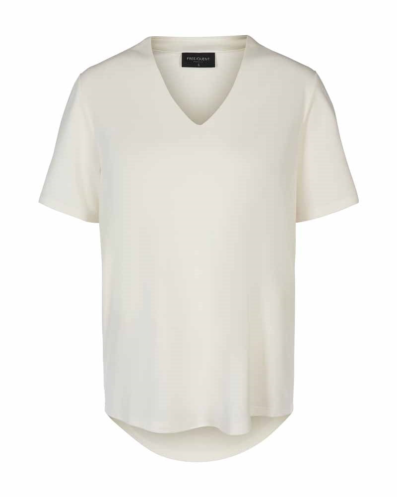 Short-Sleeved Blouse Women Offwhite Freequent