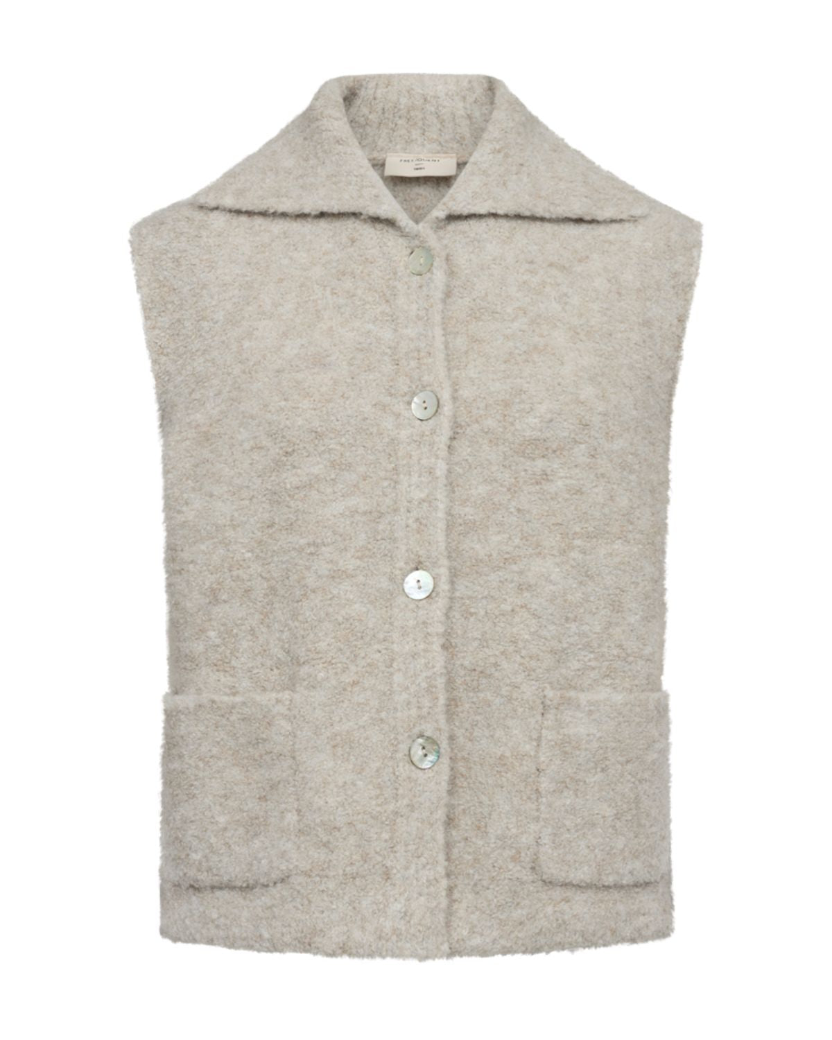 GRS Christa Väst Dam Beige Moonbeam Mel | Smilebutiken - Freequent