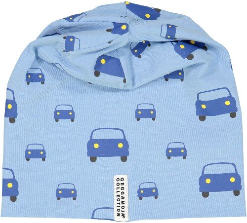 Geggamoja Cotton Hat Cars blue - Geggamoja