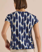 Genevieve T-shirt Ladies Urban Dark Blue | Smilebutiken - Cecil
