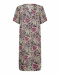 Genia 3 Long Tunic Women Mauve Orchid Combi | Smilebutiken - Soyaconcept