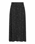 Gilda 3 Prickig Midikjol Dam Black Combi | Smilebutiken - Soyaconcept