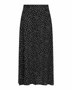 Gilda 3 Prickig Midikjol Dam Black Combi | Smilebutiken - Soyaconcept