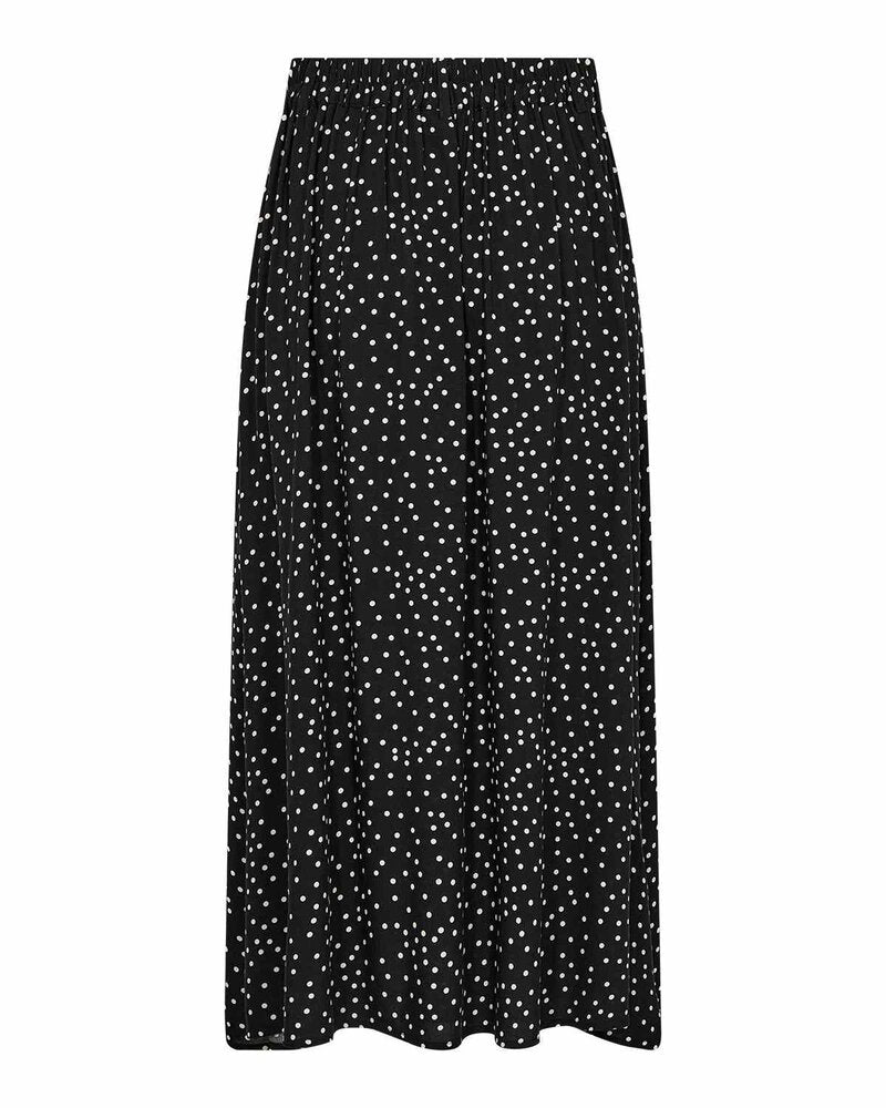 Gilda 3 Prickig Midikjol Dam Black Combi | Smilebutiken - Soyaconcept