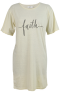 Gill Big Tee Faith Nattlinne Dam Beige Wänerstedt