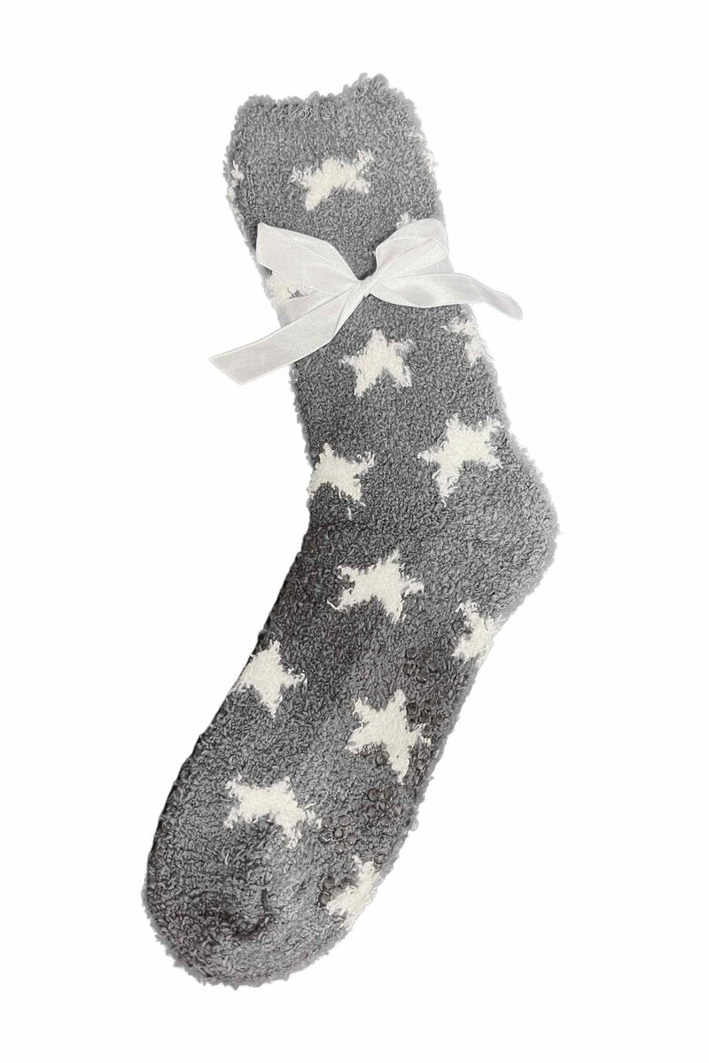 Gill Anti-slip Sock Women Grey Star - Wänerstedt