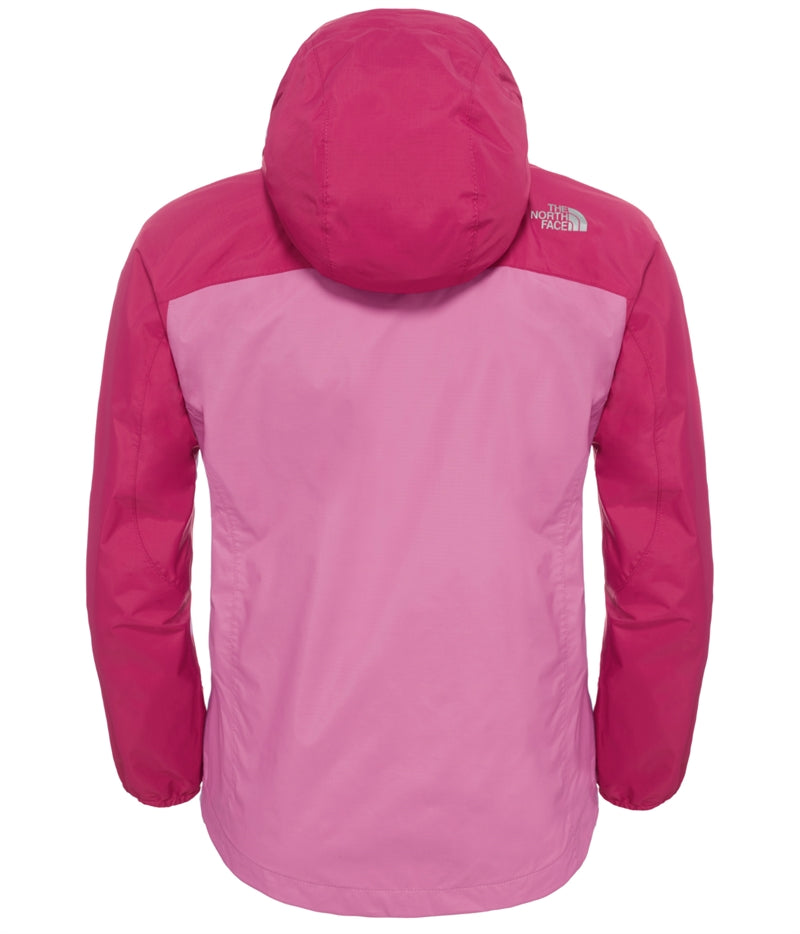 Girls Resolve Reflective Roxbury Pink Skaljacka Barn The North Face