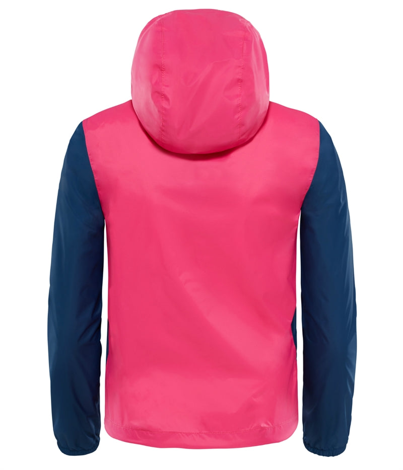 Girls Zipline Pink Blue Wing Teal Shell Jacket Kids The North Face