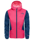 Girls Zipline Pink Blue Wing Teal Shell Jacket Kids The North Face