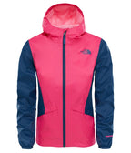 Girls Zipline Pink Blue Wing Teal Shell Jacket Kids The North Face