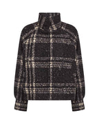 Gisa 1 Kort Jacka Dam Svart Black Combi | Smilebutiken - Soyaconcept