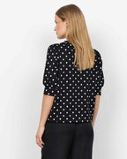 Godiva 1 Spotted Sweater Women Black Combi | Smilebutiken - Soyaconcept