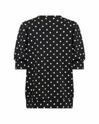Godiva 1 Spotted Sweater Women Black Combi | Smilebutiken - Soyaconcept