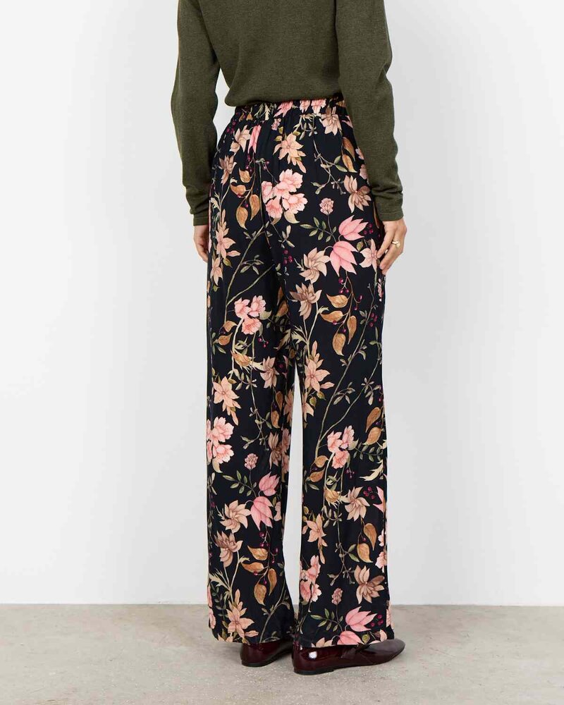 Grace 3 Blommig Byxa Dam Black Combi | Smilebutiken - Soyaconcept