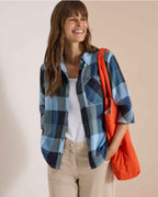 Gracie Rutig Shirt Women Urban Dark Blue | Smilebutiken - Cecil