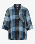Gracie Rutig Shirt Women Urban Dark Blue | Smilebutiken - Cecil