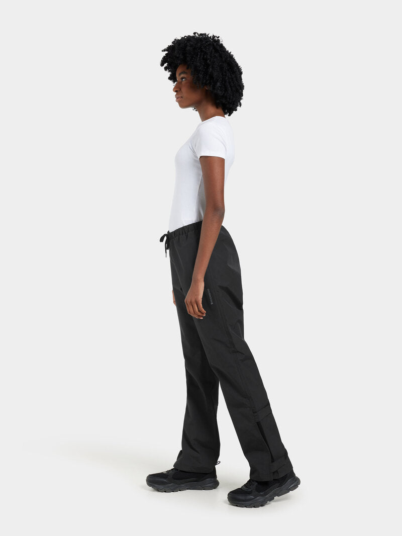 Grit 4 Rain Trousers Women Black | Smilebutiken - Didriksons