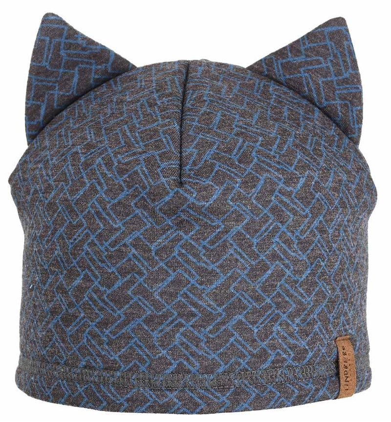 Grums Fleece Lined Beanie Kids Petroleum - Lindberg
