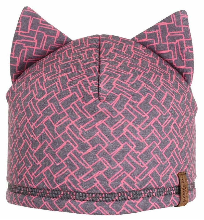 Grums Fleece-Lined Hat Pink Kids - Lindberg