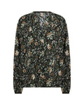 Halbin 1 Floral Shirt Blouse Women Forest Night Combi | Smilebutiken - Soyaconcept