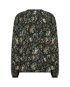 Halbin 1 Floral Shirt Blouse Women Forest Night Combi | Smilebutiken - Soyaconcept