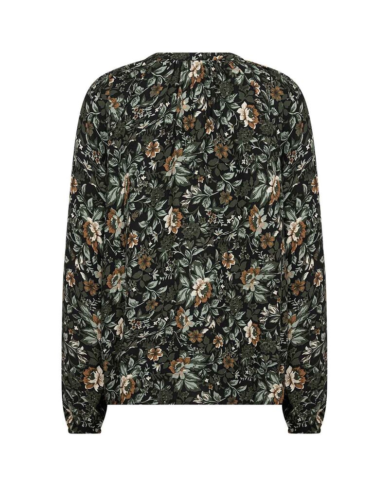 Halbin 1 Blommig Skjortblus Dam Forest Night Combi | Smilebutiken - Soyaconcept