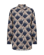 Halin 2 Skjorta Dam Navy Combi | Smilebutiken - Soyaconcept