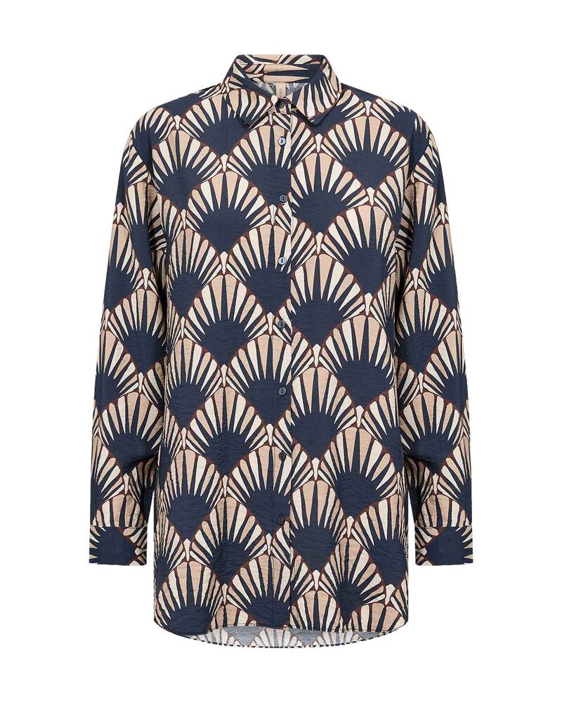 Halin 2 Skjorta Dam Navy Combi | Smilebutiken - Soyaconcept