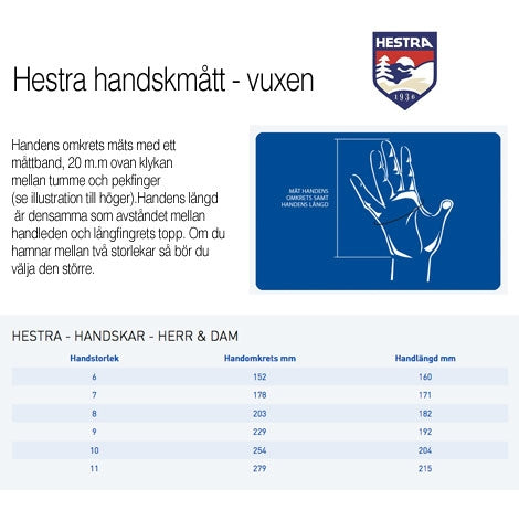 Winter Forest Primaloft Glove Light Grey - Hestra