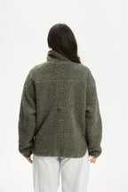Hanoi Pile Jacket Women Mulled Basil | Smilebutiken - Copenhagen