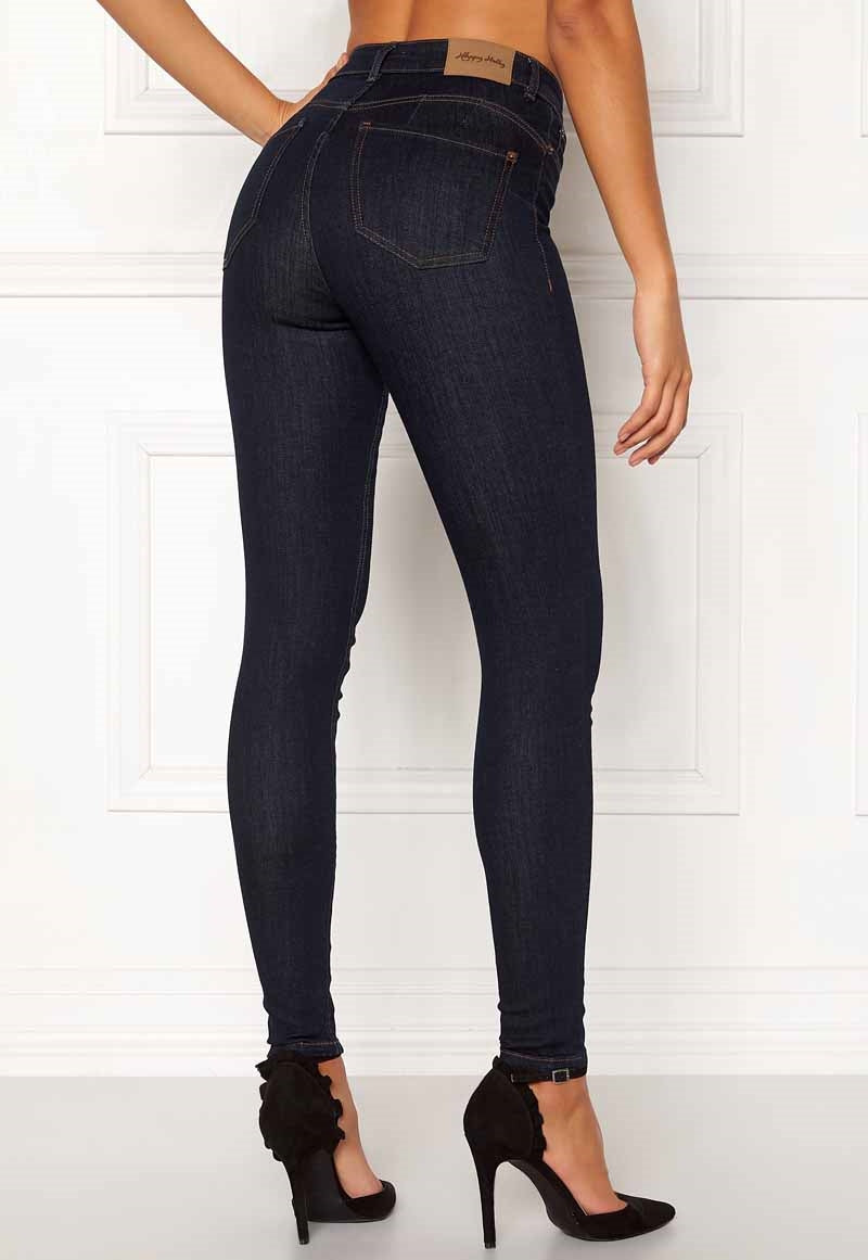 Happy Holly Amy Push Up Stretch Jeans Women Dark Blue - Happy Holly