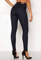 Happy Holly Amy Push Up Stretch Jeans Women Dark Blue - Happy Holly