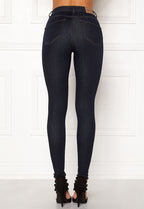 Happy Holly Amy Push Up Stretch Jeans Women Dark Blue - Happy Holly