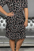 Happy Holly Petra Dress Women Black Floral - Happy Holly