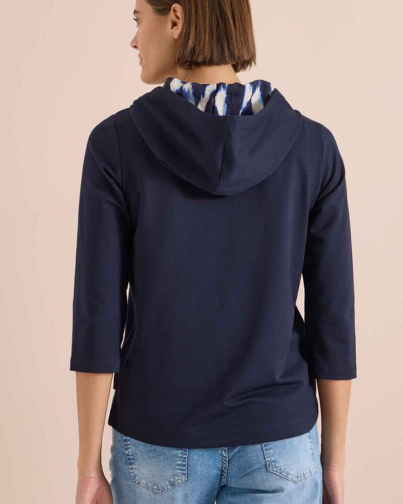 Harmony Tröja Med Luva Dam Urban Dark Blue | Smilebutiken - Cecil