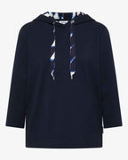 Harmony Tröja Med Luva Dam Urban Dark Blue | Smilebutiken - Cecil