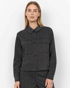 Hebe 1 Kort Jacka Dam Black Combi | Smilebutiken - Soyaconcept